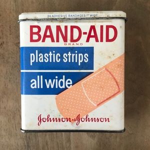 Band-Aid Tin Container
